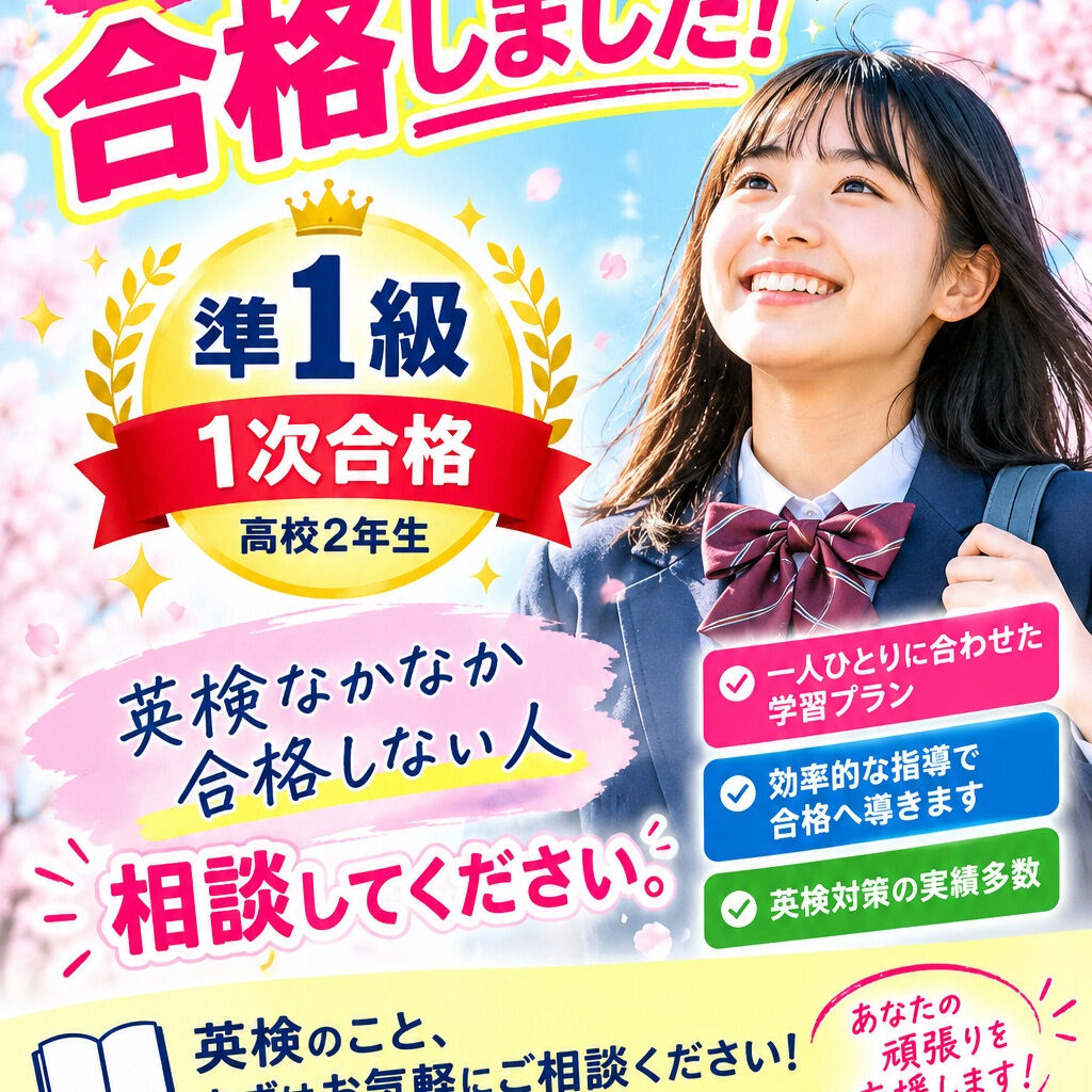 英検第２回合格！